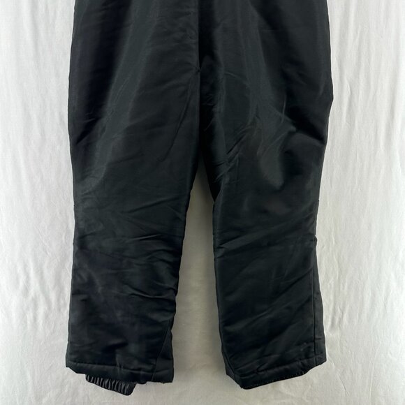 Swiss Tech Snow Bib Overalls Kids S Insulated Water Repellent Adjustable Black - Picture 6 of 12